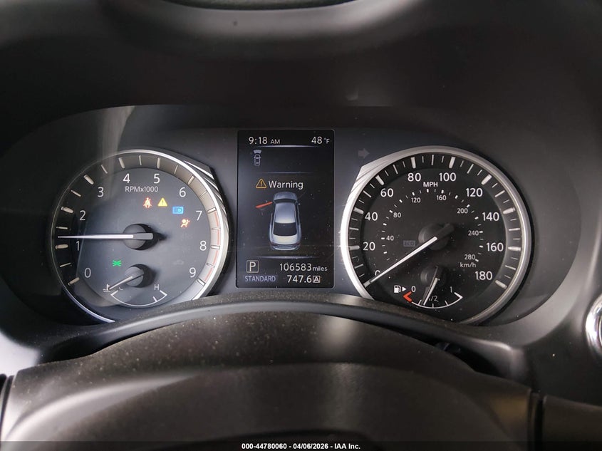 2019 Infiniti Q50 VIN JN1EV7AR8KM552051 IAAI salvage auction — FRONT END, Wait Title, sold $3,050 on 2026-07-09 (photo 7)