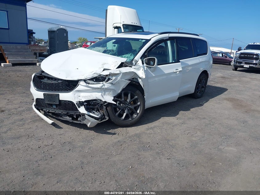 2022 Chrysler Pacifica VIN 2C4RC1BG3NR130480 IAAI salvage auction — FRONT END, Wait Title, sold $25 on 2026-07-21 (photo 2)