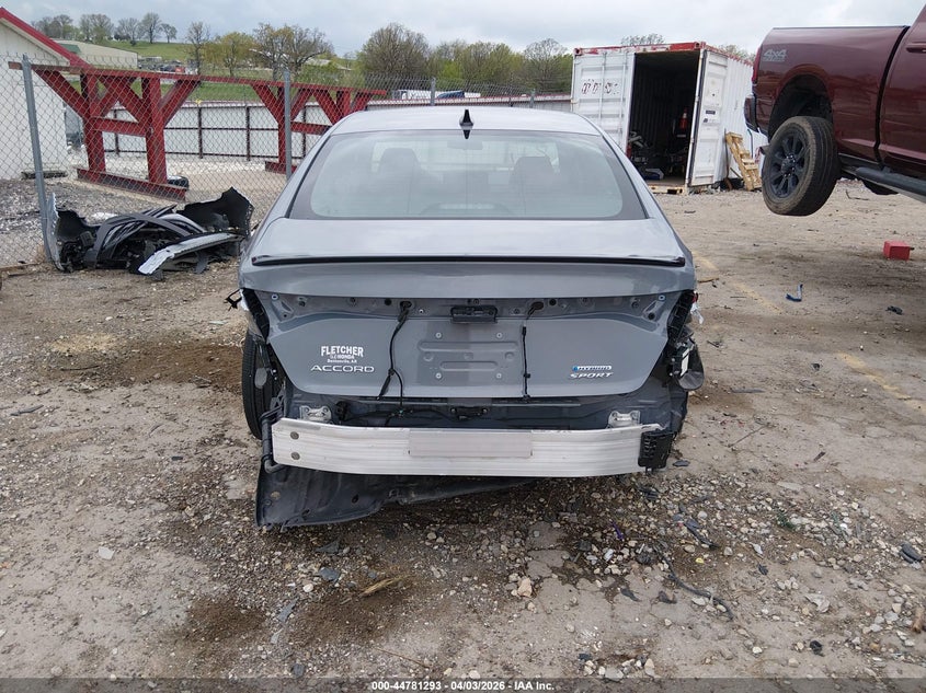 2025 Honda Accord VIN 1HGCY2F51SA012015 IAAI salvage auction — REAR END, Salvage (Arkansas), sold $9,200 on 2026-07-30 (photo 6)