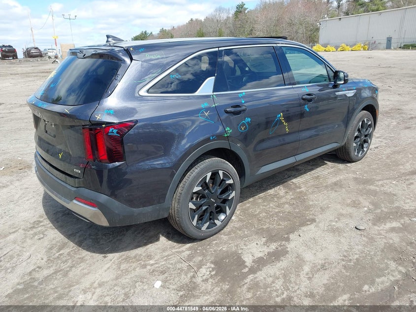2025 Kia Sorento VIN 5XYRHDJF9SG393195 IAAI salvage auction — ALL OVER, Wait Title, sold $12,250 on 2026-07-21 (photo 4)