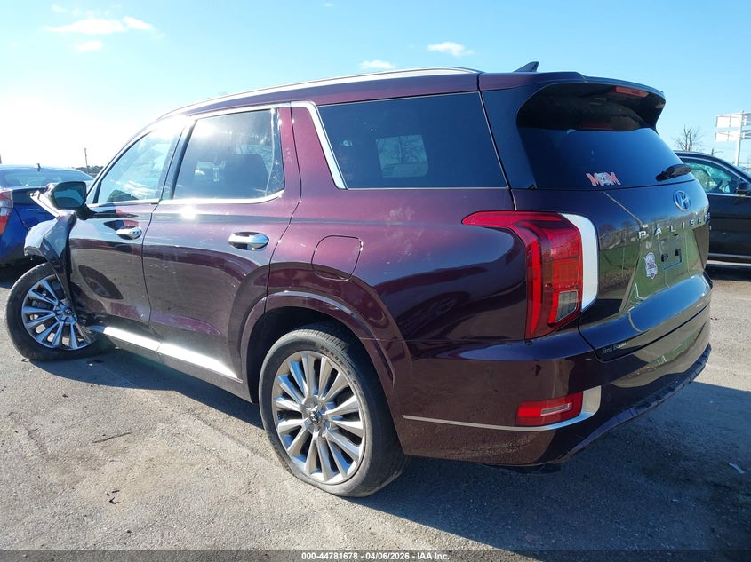 2020 Hyundai Palisade VIN KM8R5DHE3LU046074 IAAI salvage auction — FRONT END, Salvage (New Jersey), sold $4,000 on 2026-07-20 (photo 3)