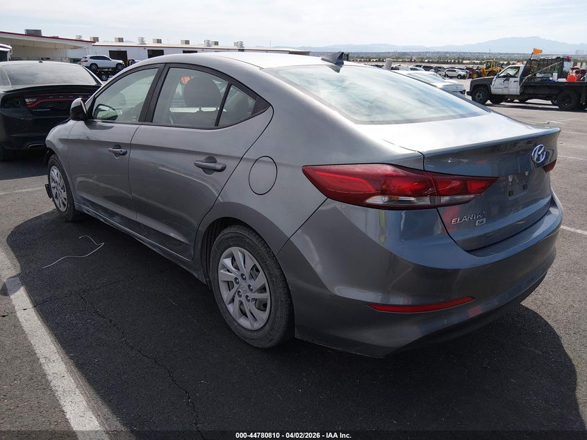 2017 Hyundai Elantra VIN KMHD74LF4HU417450 IAAI salvage auction — FRONT END, Salvage (Nevada), sold $625 on 2026-07-17 (photo 3)