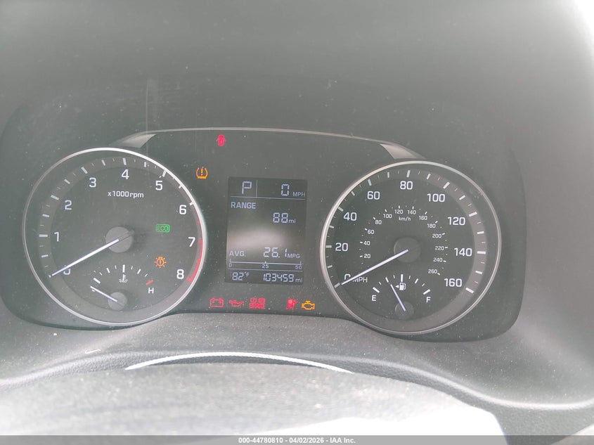 2017 Hyundai Elantra VIN KMHD74LF4HU417450 IAAI salvage auction — FRONT END, Salvage (Nevada), sold $625 on 2026-07-17 (photo 7)