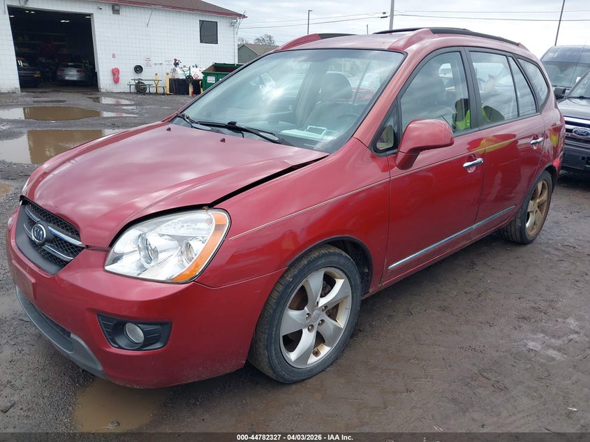2007 Kia Rondo VIN KNAFG526277044858 IAAI salvage auction — NORMAL WEAR, Clear (New York), sold $400 on 2026-07-29 (photo 2)