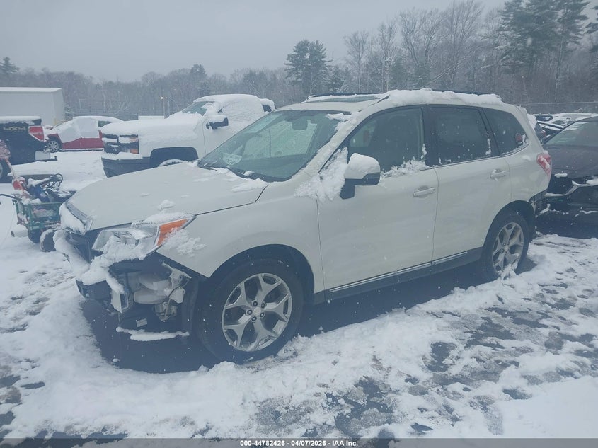 2016 Subaru Forester VIN JF2SJAXC0GH447467 IAAI salvage auction — FRONT & REAR, Salvage (Massachusetts), sold $1,600 on 2026-07-10 (photo 2)