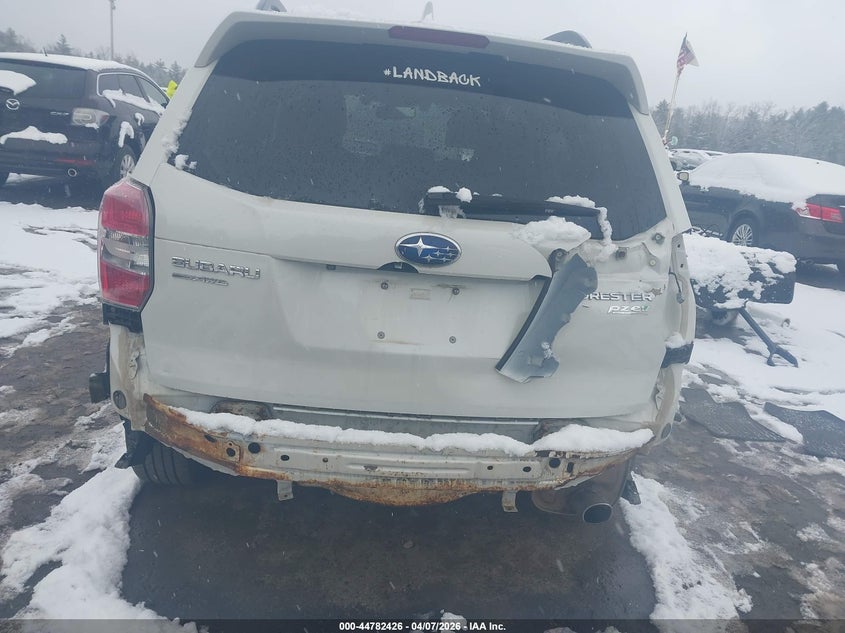 2016 Subaru Forester VIN JF2SJAXC0GH447467 IAAI salvage auction — FRONT & REAR, Salvage (Massachusetts), sold $1,600 on 2026-07-10 (photo 6)