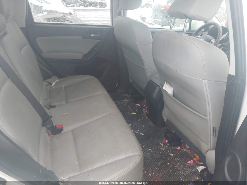 2016 Subaru Forester VIN JF2SJAXC0GH447467 IAAI salvage auction — FRONT & REAR, Salvage (Massachusetts), sold $1,600 on 2026-07-10 (photo 8)
