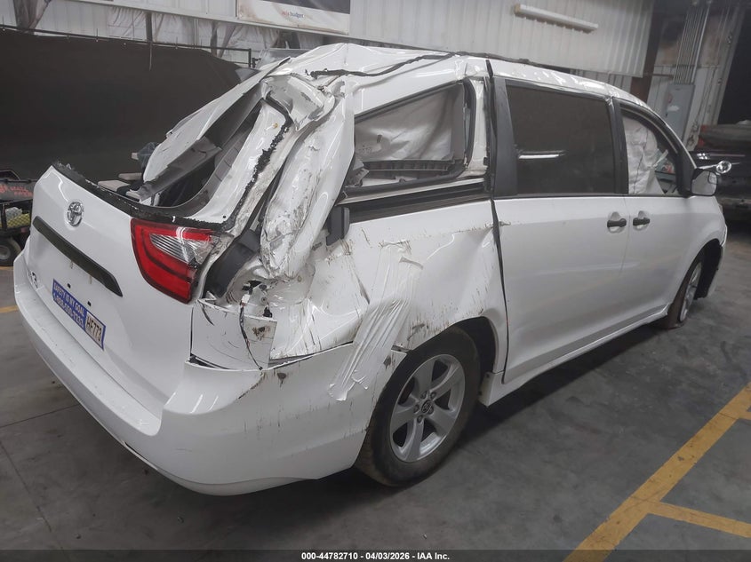 2020 Toyota Sienna VIN 5TDZZ3DCXLS074076 IAAI salvage auction — ALL OVER, Salvage (Arizona), sold $25 on 2026-07-21 (photo 4)