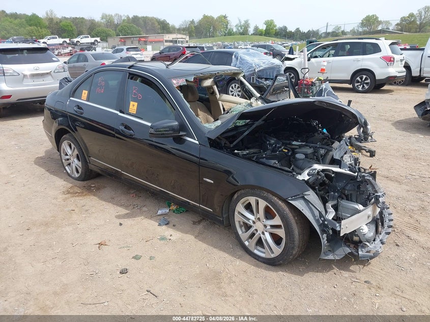 2012 Mercedes-benz VIN WDDGF4HB3CR237971 IAAI salvage auction — ALL OVER, Non-Repairable (Tennessee), sold $300 on 2026-07-22 (photo 1)