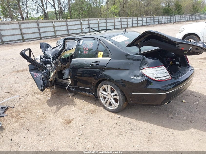 2012 Mercedes-benz VIN WDDGF4HB3CR237971 IAAI salvage auction — ALL OVER, Non-Repairable (Tennessee), sold $300 on 2026-07-22 (photo 3)