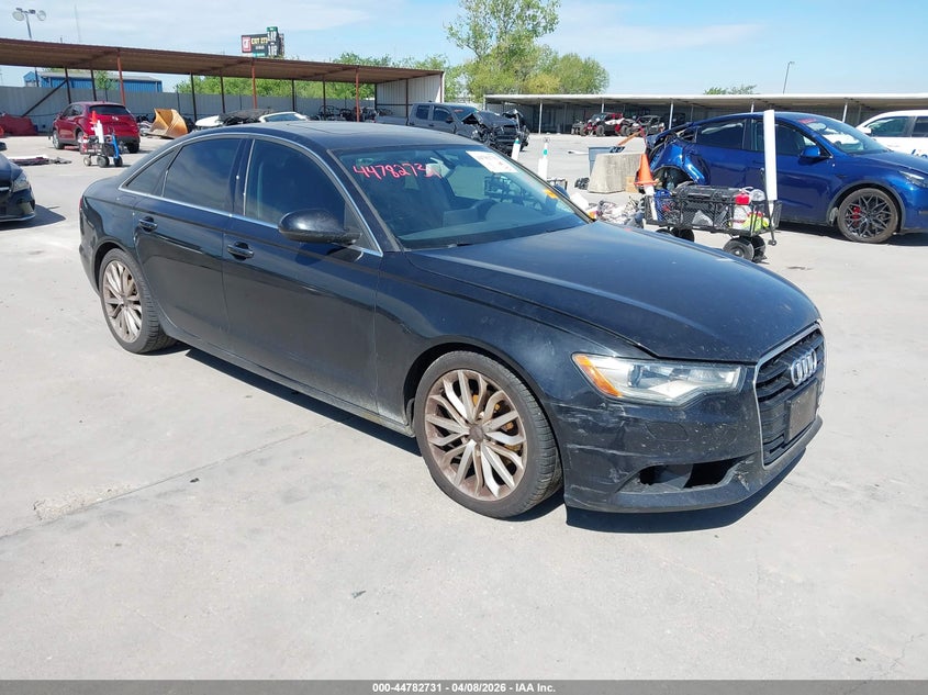 2013 Audi A6 VIN WAUDFAFC8DN008621 IAAI salvage auction — FRONT END, Original (Texas), sold $900 on 2026-07-22 (photo 1)