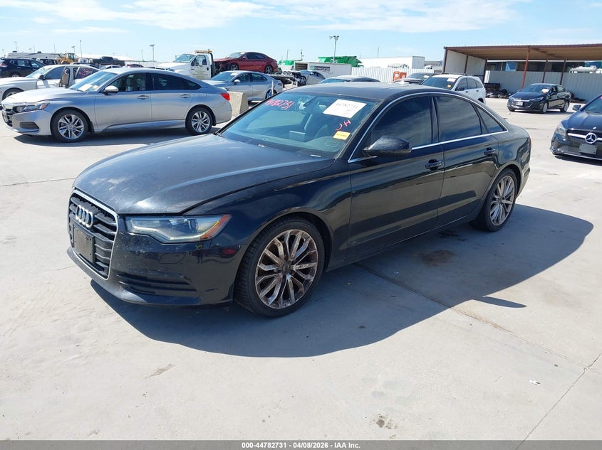 2013 Audi A6 VIN WAUDFAFC8DN008621 IAAI salvage auction — FRONT END, Original (Texas), sold $900 on 2026-07-22 (photo 2)