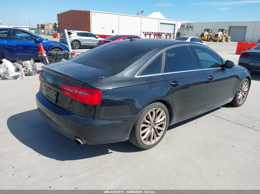 2013 Audi A6 VIN WAUDFAFC8DN008621 IAAI salvage auction — FRONT END, Original (Texas), sold $900 on 2026-07-22 (photo 4)