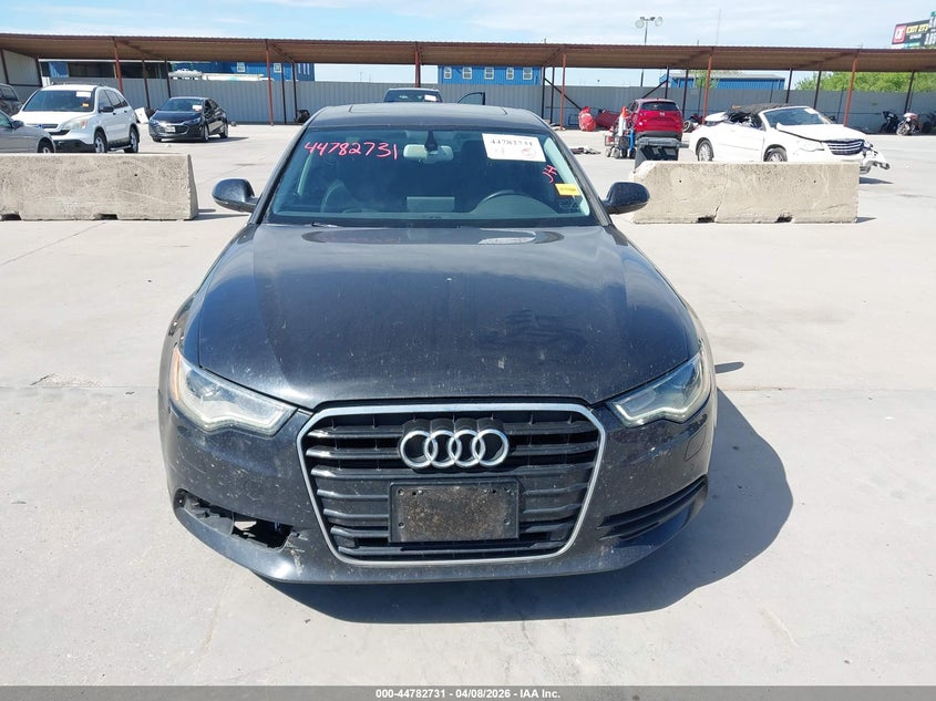 2013 Audi A6 VIN WAUDFAFC8DN008621 IAAI salvage auction — FRONT END, Original (Texas), sold $900 on 2026-07-22 (photo 6)