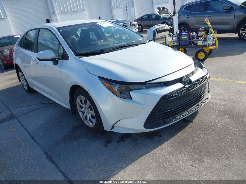 2025 Toyota Corolla VIN 5YFB4MDE2SP322156 IAAI salvage auction — LEFT FRONT, Salvage Title, sold $8,350 on 2026-09-11 (photo 1)