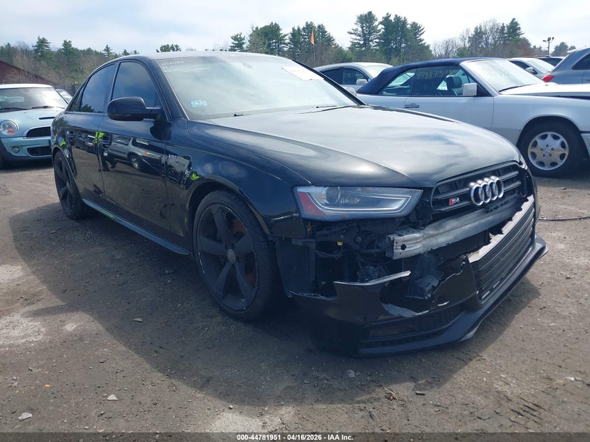 2014 Audi S4 VIN WAUKGAFL9EA143538 IAAI salvage auction — FRONT END, Wait Title, sold $1,500 on 2026-07-31 (photo 1)