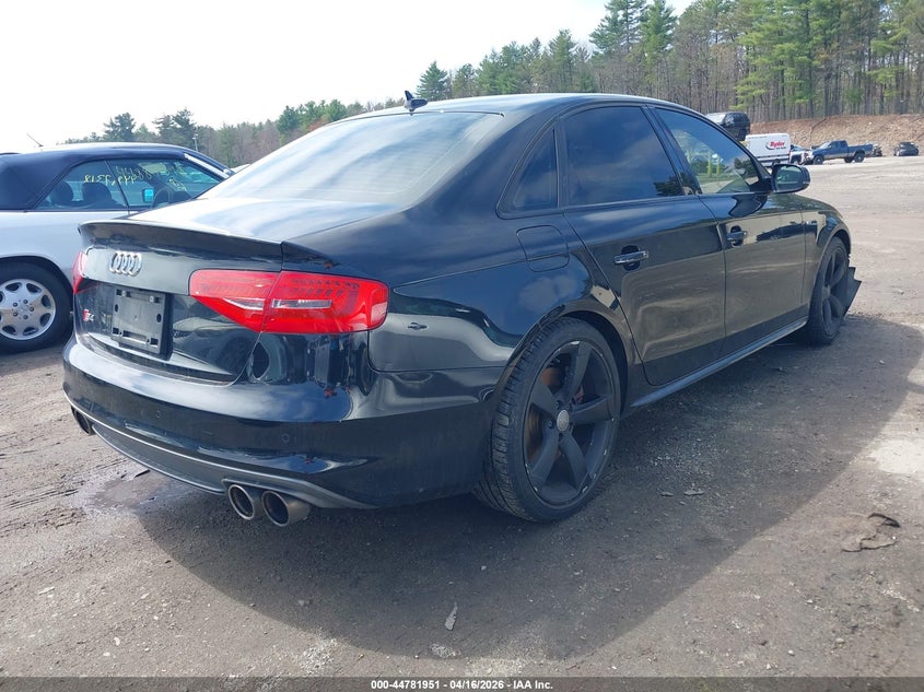 2014 Audi S4 VIN WAUKGAFL9EA143538 IAAI salvage auction — FRONT END, Wait Title, sold $1,500 on 2026-07-31 (photo 4)