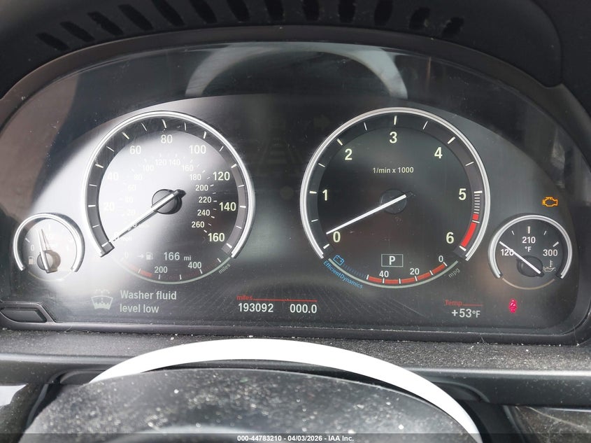 2014 BMW 5er VIN WBAFV3C55ED686232 IAAI salvage auction — RIGHT SIDE, Original (New Hampshire), sold $750 on 2026-07-08 (photo 7)