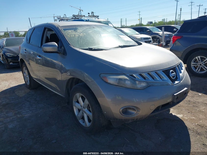 2010 Nissan Murano VIN JN8AZ1MUXAW019106 IAAI salvage auction — SIDE, Salvage (Texas), sold $925 on 2026-07-20 (photo 1)