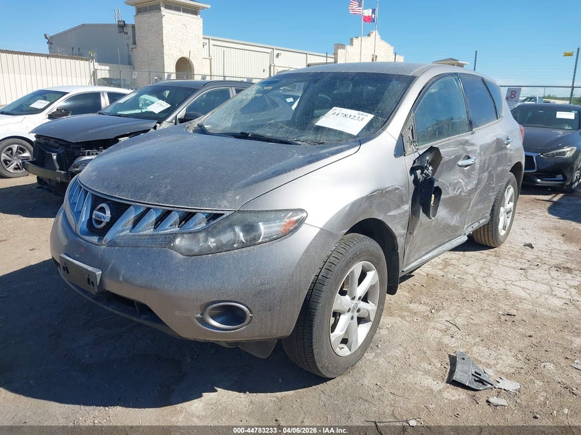 2010 Nissan Murano VIN JN8AZ1MUXAW019106 IAAI salvage auction — SIDE, Salvage (Texas), sold $925 on 2026-07-20 (photo 2)