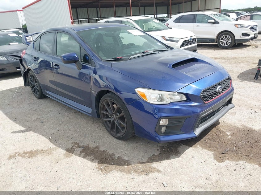 2018 Subaru Wrx VIN JF1VA1C60J9829775 IAAI salvage auction — REAR END, Original (Texas), sold $9,750 on 2026-07-07 (photo 1)