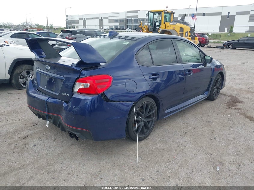 2018 Subaru Wrx VIN JF1VA1C60J9829775 IAAI salvage auction — REAR END, Original (Texas), sold $9,750 on 2026-07-07 (photo 4)