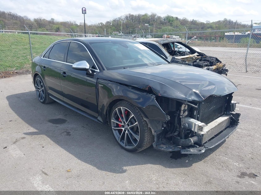 2018 Audi S4 VIN WAUB4AF48JA002701 — IAAI salvage auction photo