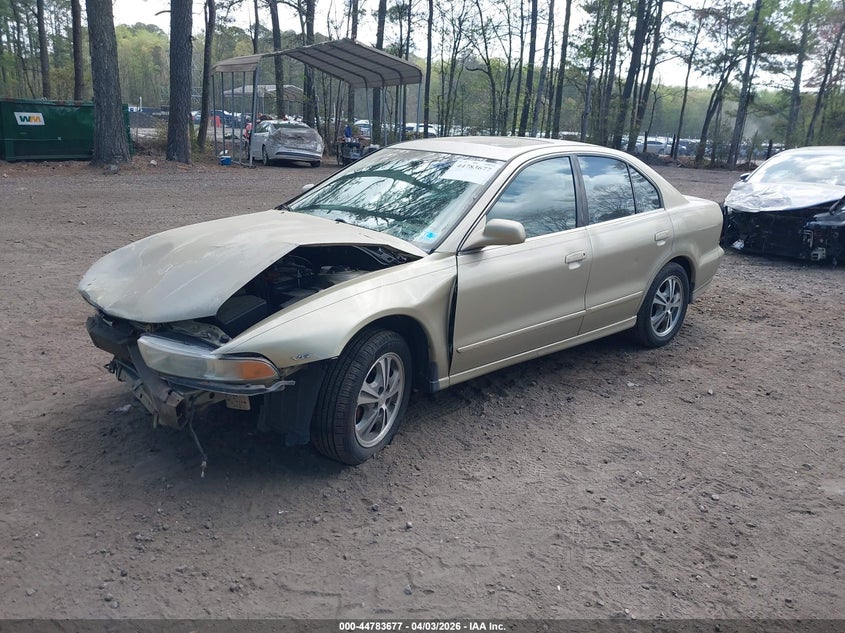 2001 Mitsubishi Galant VIN 4A3AA46HX1E039850 IAAI salvage auction — FRONT & REAR, Clear (Virginia), sold $275 on 2026-07-07 (photo 2)