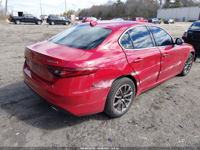2019 Alfa romeo Giulia VIN ZARFANAN2K7621884 IAAI salvage auction — ALL OVER, Wait Title, sold $2,750 on 2026-07-21 (photo 4)