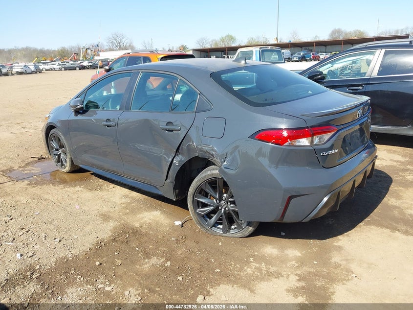 2024 Toyota Corolla VIN 5YFP4MCE8RP192742 IAAI salvage auction — LEFT SIDE, Salvage Title, sold $9,875 on 2026-07-29 (photo 3)
