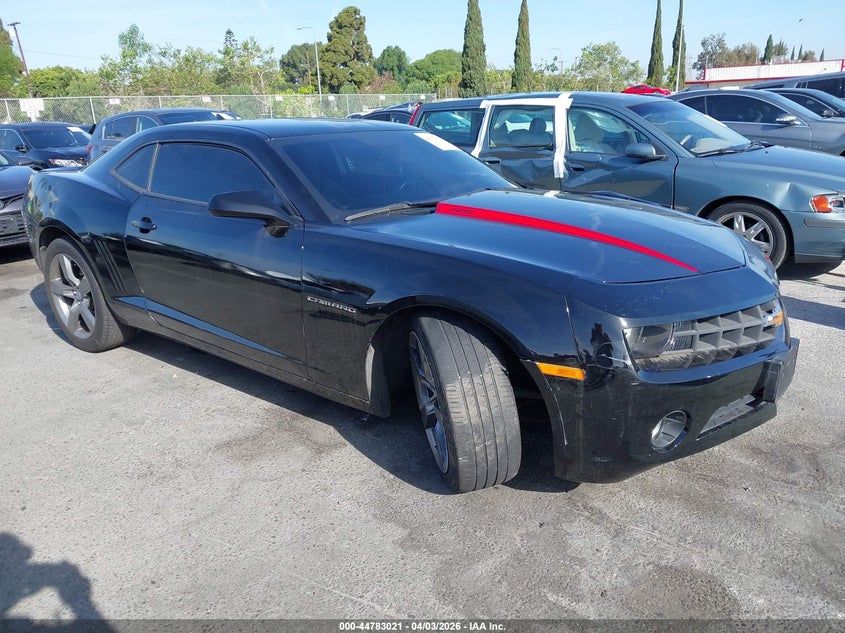 2011 Chevrolet Camaro VIN 2G1FB1ED8B9160568 IAAI salvage auction — LEFT FRONT, Salvage (California), sold $1,950 on 2026-07-09 (photo 1)