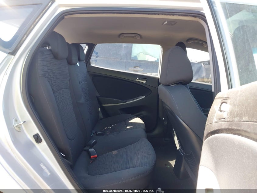 2016 Hyundai Accent VIN KMHCT5AE1GU242869 IAAI salvage auction — FRONT & REAR, Salvage (Texas), sold $1,275 on 2026-07-15 (photo 8)
