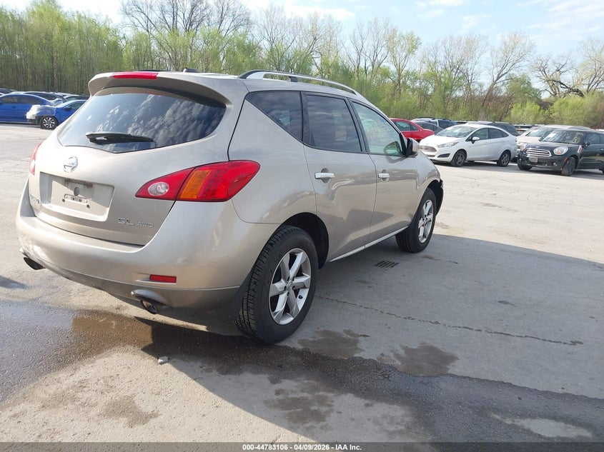 2010 Nissan Murano VIN JN8AZ1MW9AW132546 IAAI salvage auction — FRONT END, Salvage (Missouri), sold $550 on 2026-07-08 (photo 4)