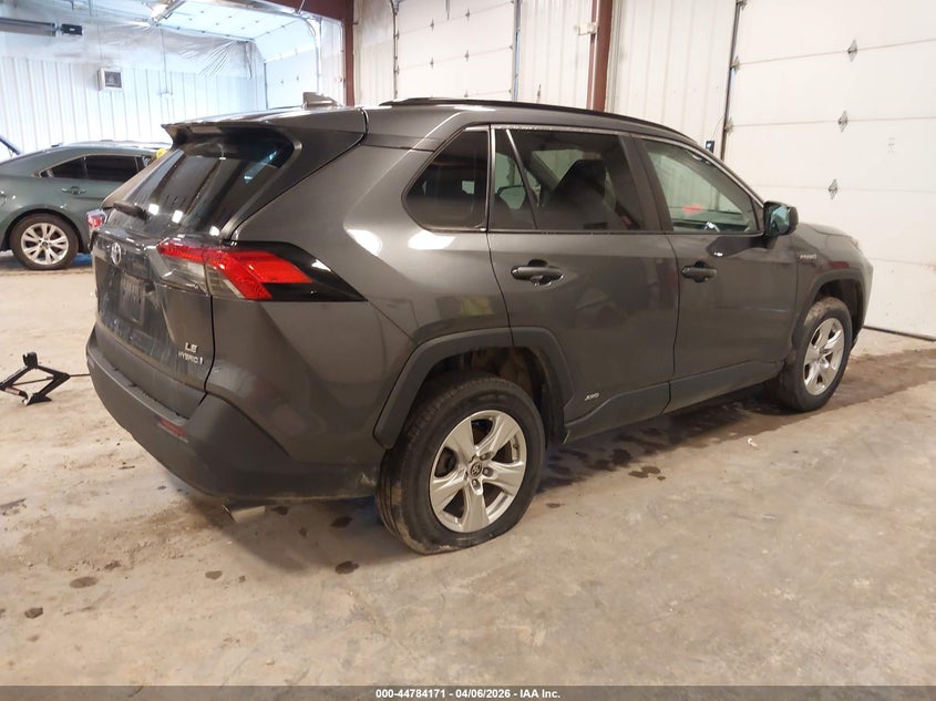 2021 Toyota Rav4 hybrid VIN 4T3LWRFV2MU040150 IAAI salvage auction — FRONT END, Wait Title, sold $8,350 on 2026-07-14 (photo 4)