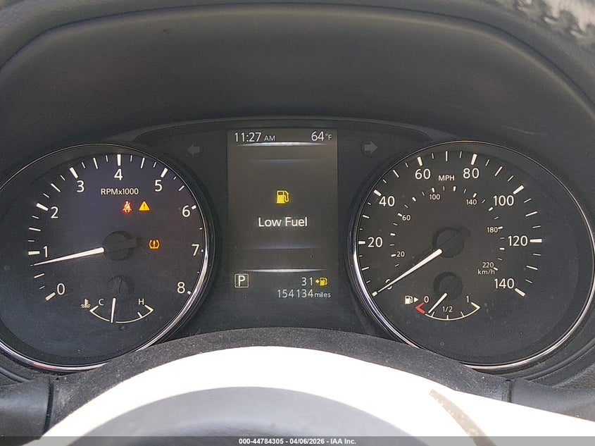 2017 Nissan Rogue VIN JN8AT2MV9HW028342 IAAI salvage auction — FRONT END, Original (Kentucky), sold $550 on 2026-07-15 (photo 7)
