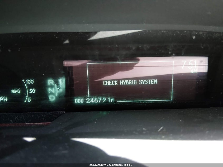 2010 Toyota Prius VIN JTDKN3DU0A0108662 IAAI salvage auction — FRONT END, Salvage (California), sold $700 on 2026-07-09 (photo 7)