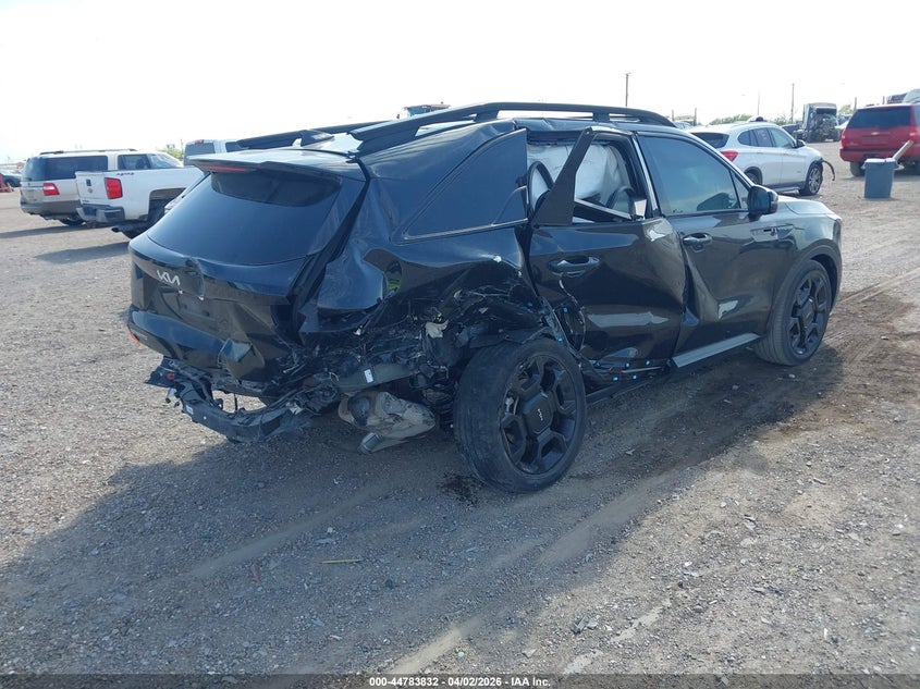 2024 Kia Sorento VIN 5XYRHDJF3RG267473 IAAI salvage auction — RIGHT REAR, Salvage (Texas), sold $7,300 on 2026-07-15 (photo 4)