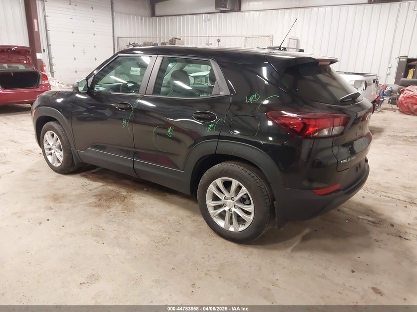 2021 Chevrolet Trailblazer VIN KL79MMS26MB153460 IAAI salvage auction — FRONT END, Mv-907A (New York), sold $2,650 on 2026-07-07 (photo 3)