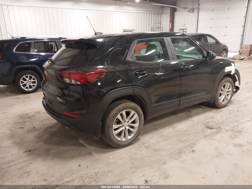 2021 Chevrolet Trailblazer VIN KL79MMS26MB153460 IAAI salvage auction — FRONT END, Mv-907A (New York), sold $2,650 on 2026-07-07 (photo 4)