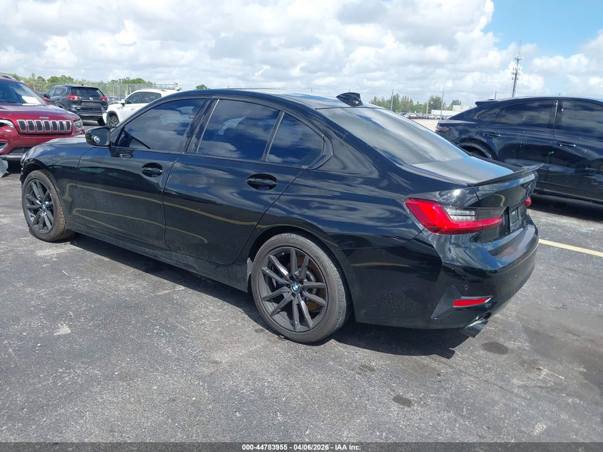 2019 BMW 3 series VIN WBA5R1C53KFH23270 IAAI salvage auction — FRONT END, Wait Title, sold $6,600 on 2026-08-16 (photo 3)