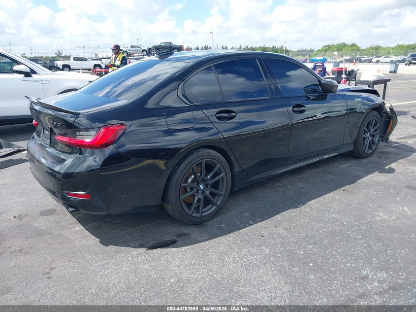 2019 BMW 3 series VIN WBA5R1C53KFH23270 IAAI salvage auction — FRONT END, Wait Title, sold $6,600 on 2026-08-16 (photo 4)