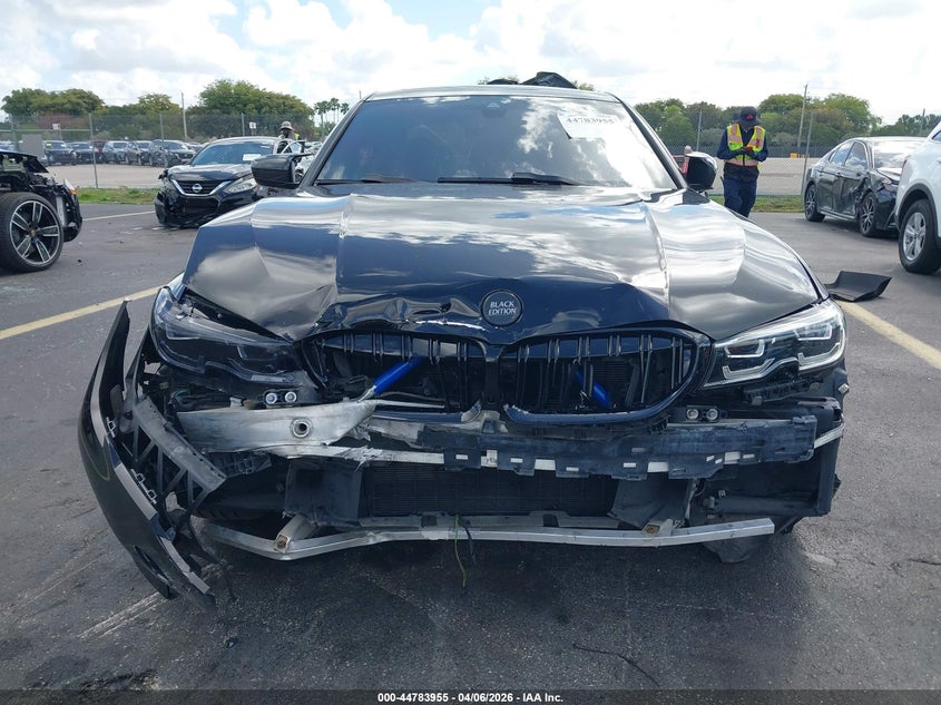 2019 BMW 3 series VIN WBA5R1C53KFH23270 IAAI salvage auction — FRONT END, Wait Title, sold $6,600 on 2026-08-16 (photo 6)