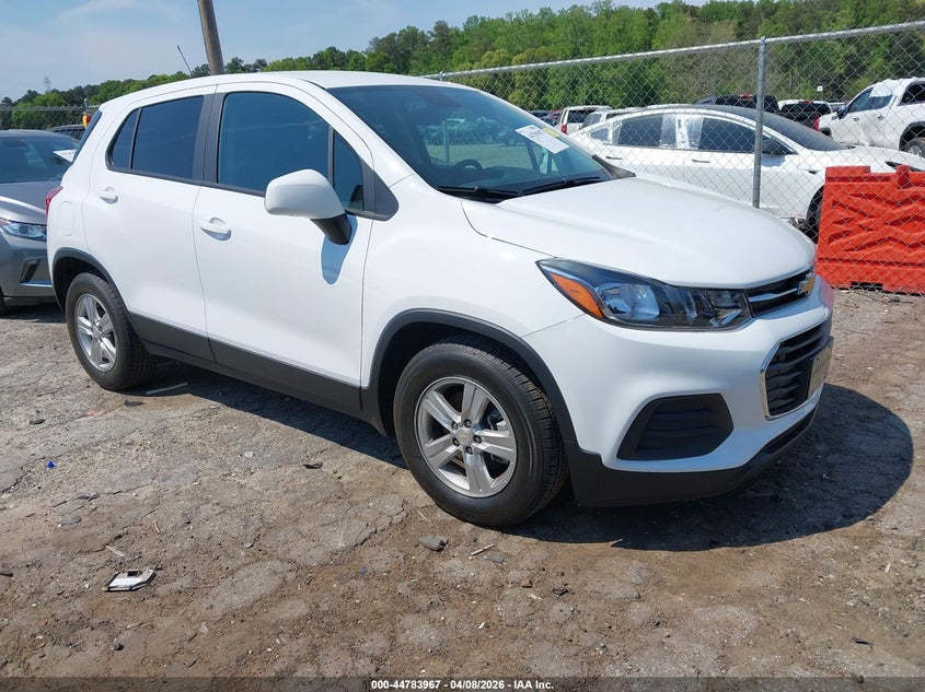 2022 Chevrolet Trax VIN KL7CJKSM0NB527387 IAAI salvage auction — REAR END, Salvage Title, sold $6,350 on 2026-07-08 (photo 1)