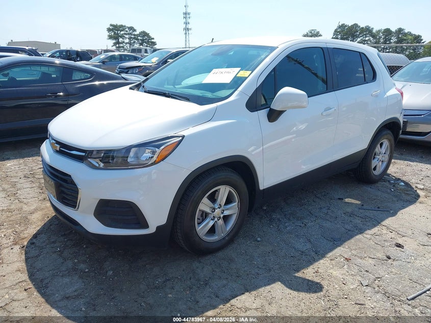 2022 Chevrolet Trax VIN KL7CJKSM0NB527387 IAAI salvage auction — REAR END, Salvage Title, sold $6,350 on 2026-07-08 (photo 2)