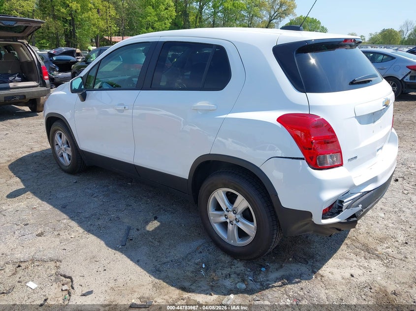 2022 Chevrolet Trax VIN KL7CJKSM0NB527387 IAAI salvage auction — REAR END, Salvage Title, sold $6,350 on 2026-07-08 (photo 3)