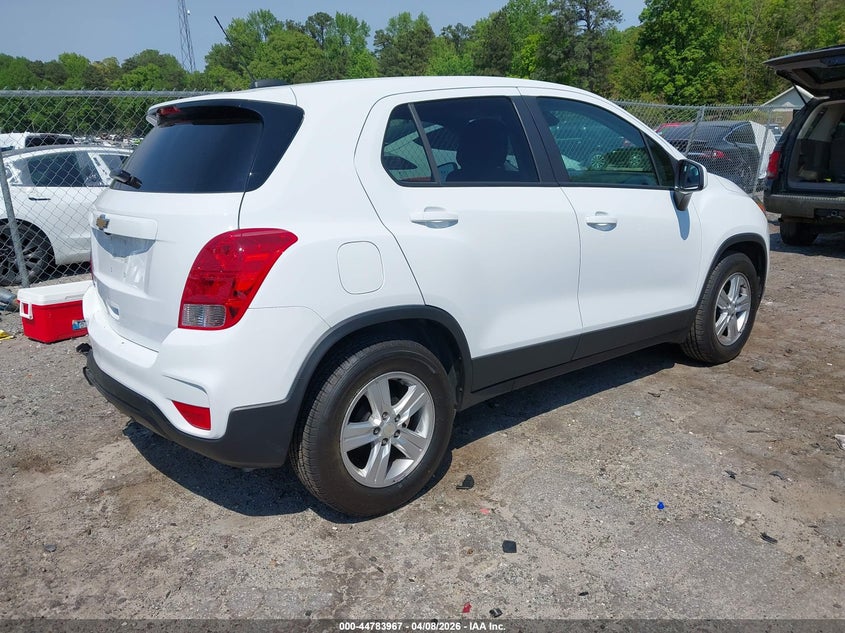2022 Chevrolet Trax VIN KL7CJKSM0NB527387 IAAI salvage auction — REAR END, Salvage Title, sold $6,350 on 2026-07-08 (photo 4)
