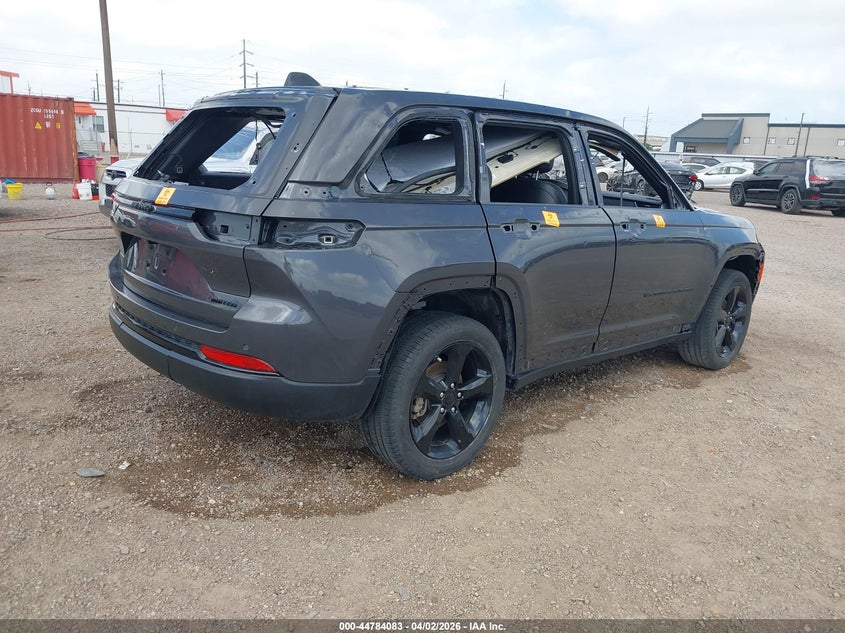 2024 Jeep Grand cherokee VIN 1C4RJGBG2RC166944 IAAI salvage auction — HAIL, Original (Texas), sold $8,600 on 2026-07-29 (photo 4)