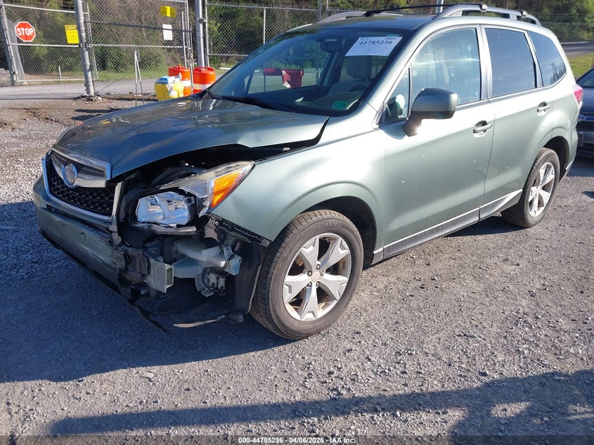 2015 Subaru Forester VIN JF2SJADC2FH574921 IAAI salvage auction — FRONT END, Clear (Virginia), sold $25 on 2026-07-28 (photo 2)