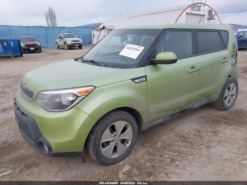 2015 Kia Soul VIN KNDJN2A25F7810466 IAAI salvage auction — LEFT & RIGHT, Wait Title, sold $150 on 2026-07-15 (photo 2)