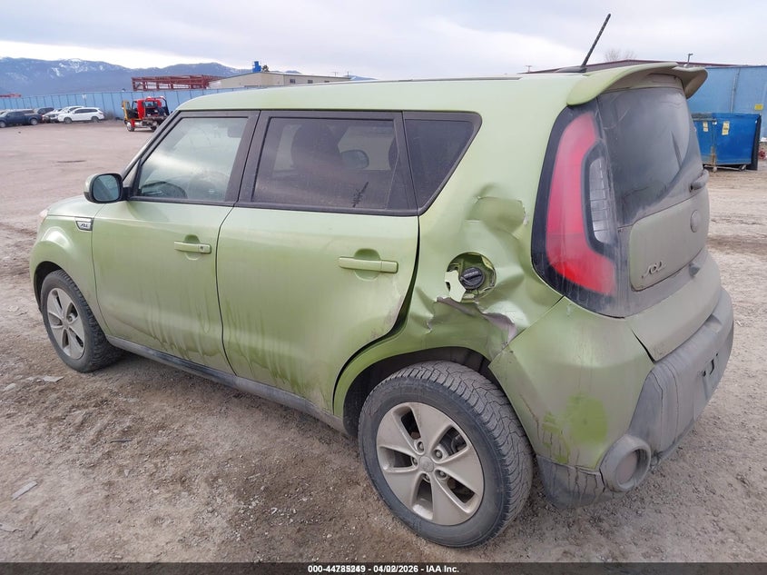 2015 Kia Soul VIN KNDJN2A25F7810466 IAAI salvage auction — LEFT & RIGHT, Wait Title, sold $150 on 2026-07-15 (photo 3)
